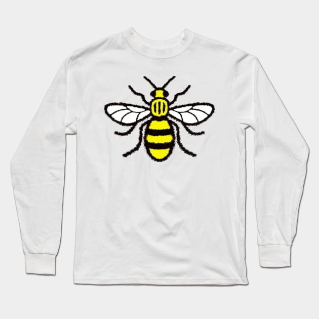 Manchester Worker Bee Long Sleeve T-Shirt by soitwouldseem